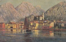 Cartolina torbole trento usato  Bologna