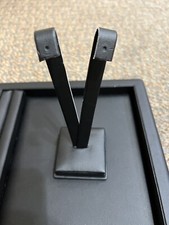 Black leather earring for sale  Niles