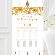 Watercolour floral orange for sale  UK