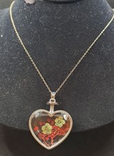 Heart pendant necklace for sale  DARTFORD