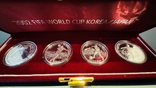 Usado, FIFA World Cup 2002 Korea 10000 Won Proof Silver Coins set comprar usado  Enviando para Brazil