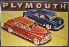 1950 plymouth brochure for sale  Olympia