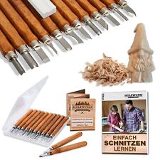 Holzwurm schnitzwerkzeug set gebraucht kaufen  Deutschland