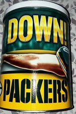 Green Bay Packers 7" lata de pipoca vazia - GO PACKERS! comprar usado  Enviando para Brazil