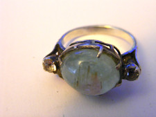 Bague pierre vert d'occasion  Badonviller