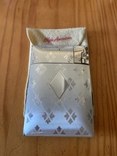 1-Vintage - Estojo de cigarro / isqueiro -Elgin American -Prata / N-Testado -Usado, usado comprar usado  Enviando para Brazil