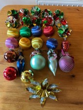 Vintage christmas decorations for sale  HUNTINGDON