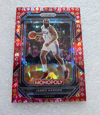 2022-23 Prizm monopólio James Harden vermelho rachado gelo estacionamento grátis SP -76ers comprar usado  Enviando para Brazil