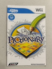 PICTIONARY UDRAW - NINTENDO WII - MANUAL DE INSTRUÇÕES comprar usado  Enviando para Brazil