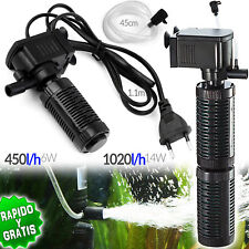 BOMBA SUMERGIBLE FILTRO DE AGUA OXIGENADOR 6W 14W PURIFICADOR PECERA ACUARIO comprar usado  Enviando para Brazil