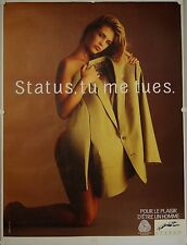 Men clothing poster d'occasion  Expédié en Belgium