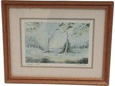 Bluebell wood watercolour for sale  DURHAM