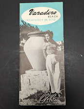 Folheto de viagem vintage Varadero Beach Cuba rapsódia azul década de 1950 , usado comprar usado  Enviando para Brazil