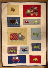 Usado, Colcha tema carro infantil Pottery Barn 34,5”x48,5” veja fotos pré-propriedade comprar usado  Enviando para Brazil