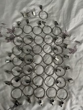 Curtain rings clips for sale  Harbor City