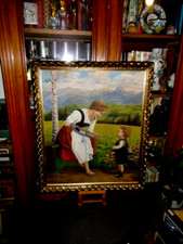 Superbe tableau ancien d'occasion  Mont-Saint-Aignan