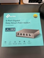 Switch Inteligente Fácil Gigabit TP-Link TL-SG105MPE 5 Portas com PoE+ de 4 Portas comprar usado  Enviando para Brazil