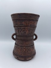 Vase bois sculpté d'occasion Vase bois sculpté d'occasion  Réquista