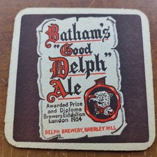 Bathams beer mat for sale  BRIDLINGTON