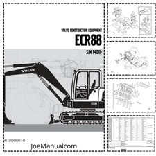 Catálogo de peças de escavadeira Volvo ECR88 PDF, usado comprar usado  Enviando para Brazil