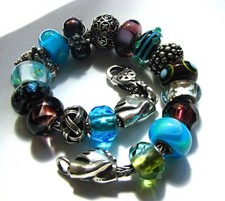 Trollbeads bracelet 30th for sale  Clarkdale