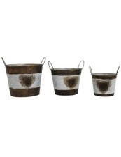 Set vasi tondi usato  Pizzo