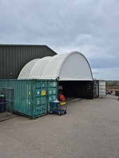 Container canopy shelter for sale  HAYLE