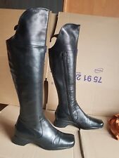 Bottes noires cuir d'occasion  Colmar