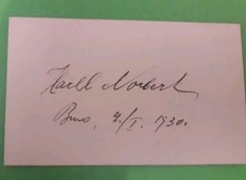 Autografo del cantante usato  Lucca