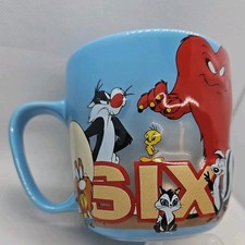 Caneca de café textura 3D vintage parque temático seis bandeiras personagens Looney Tunes , usado comprar usado  Enviando para Brazil