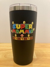 Copo Tumbler Personalizado Super Mommio Mario 20 Oz comprar usado  Enviando para Brazil