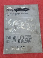 Triumph Tr4 Tr4a Shop Manual 1961 1962 1963 1964 1965 1966 1967 Autopress, usado comprar usado  Enviando para Brazil