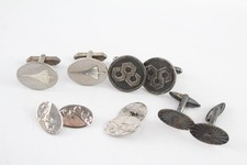 Sterling silver cufflinks for sale  LEEDS
