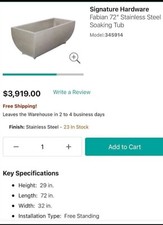 Fabian stainless steel for sale  Woodville