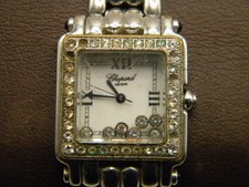 Relógio de diamante flutuante feminino Chopard não autenticado funciona comprar usado  Enviando para Brazil