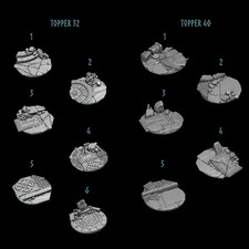 Toppers base Primal Hounds | Bocados de mesa 32mm | Impressão 3D | Greytide Studio comprar usado Toppers base Primal Hounds | Bocados de mesa 32mm | Impressão 3D | Greytide Studio comprar usado  Enviando para Brazil