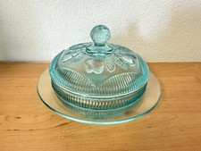 Bonboniere pressglas türkis gebraucht kaufen  Garching a.d.Alz