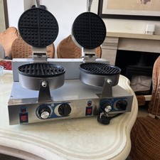 Double waffle maker for sale  ILFORD