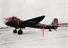 Zdjęcie samolotu Junkers Ju 188 z meandrem powłoką kamuflaż ok. 1944, używany na sprzedaż  Wysyłka do Poland