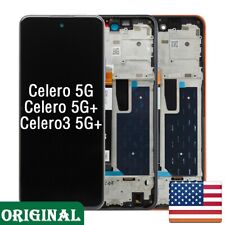 Tela de toque LCD ± quadro para Boost Mobile Celero 5G/5G+ 2024/Celero3 5G+ fabricante de equipamento original, usado comprar usado  Enviando para Brazil