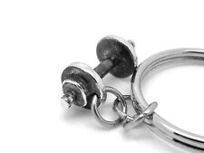 Chaveiro Barbell, haltere feito à mão em estanho comprar usado  Enviando para Brazil