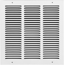 Grelha de retorno de ar Rocky Mountain Goods 18x18 aço resistente branco fosco #R03, usado comprar usado  Enviando para Brazil