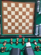 Backgammon chess chequers for sale  SOUTHAMPTON