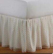 twin queen white bed skirts for sale  Carlsbad