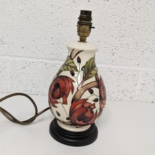 table lamp moorcroft for sale  THETFORD