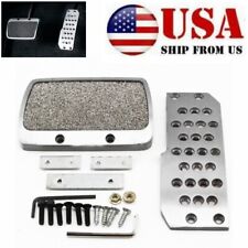 US STOCK CNC Auto Coche Pedal Cubiertas Antideslizante Placa de Pie Pastilla Transmisión de Freno segunda mano  Embacar hacia Argentina