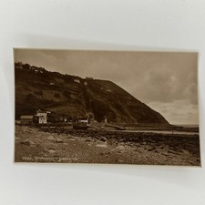 Cartão postal Lynmouth Beach cidade de pesca Inglaterra juízes do Reino Unido 5825 RPPC foto real  comprar usado  Enviando para Brazil