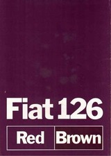 Catalogue brochure fiat d'occasion  Palaiseau