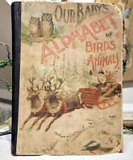 ALFABETO de pássaros e animais do nosso bebê. 1897. Livro Monarch. Mau estado. comprar usado  Enviando para Brazil