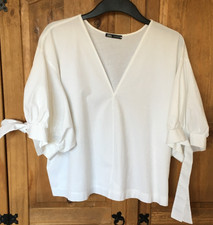Zara white top for sale  ELY